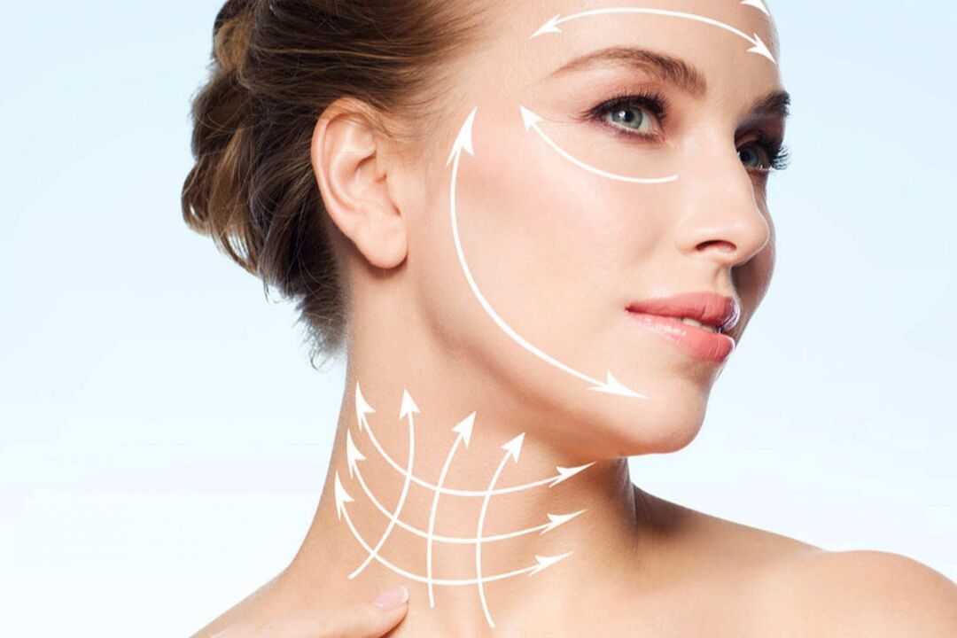 Aesthetic rejuvenation of facial skin